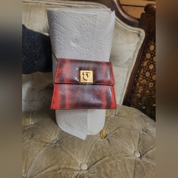 Authentic Salvatore Ferragamo mini python sling /belt bag. - Picture 13 of 13